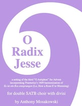 O Radix Jesse SATB choral sheet music cover